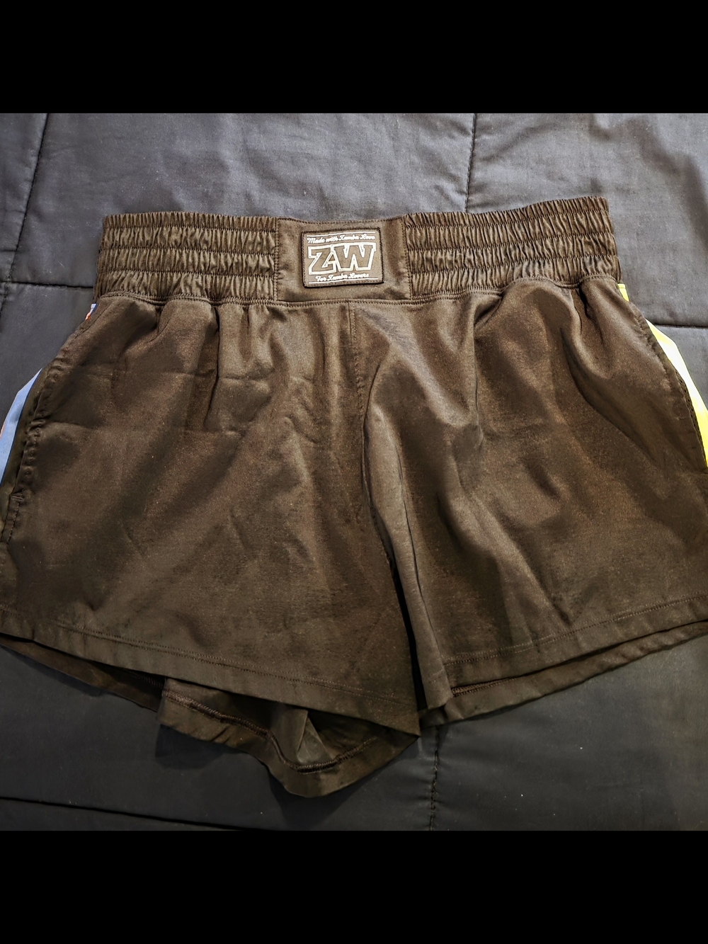 Zumba Fitness Black Athletic Shorts with Side Accent